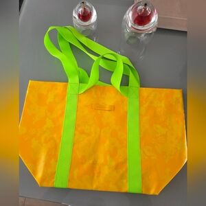 Drunk Elephant Yellow and Green Tote Bag